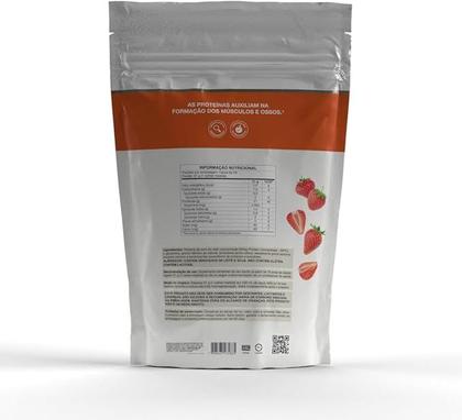 Imagem de Whey Protein WPC Vitafor Morango 900g