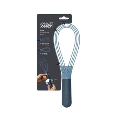 Imagem de Whisk Joseph Joseph Twist 2 em 1 revestido de silicone dobrável