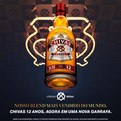 Whisky Blended Escocês Chivas Regal 12 anos 750ml - Whisky