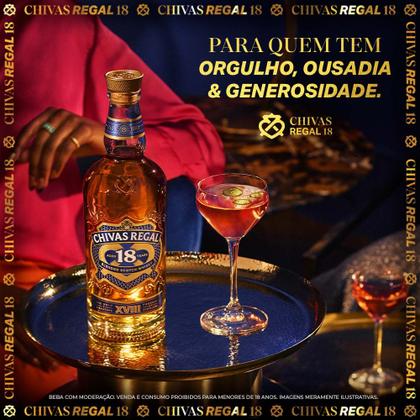 Whisky Chivas Regal 18 anos Blended Escocês - 750ml - Whisky