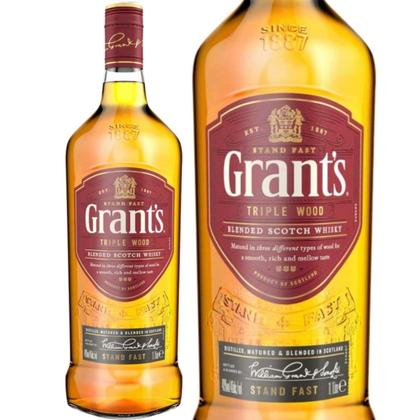 Imagem de Whisky Grants Triple Wood 1000L Com 2 Garrafas