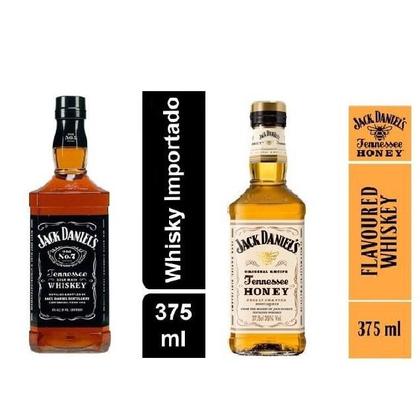 Imagem de Whisky Jack Daniels N7 375ml + Jack Daniels Honey 375ml