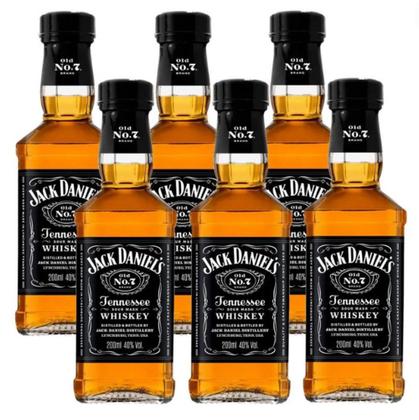 Imagem de Whisky Jack Daniels Nº7 Miniatura garrafa Vidro Original saboroso ótimo p  presentear  50Ml 1uni