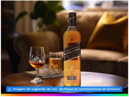 Whisky Johnnie Walker Escocês Black Label - 12 anos Blended 750ml Imagem de Whisky Johnnie Walker Escocês Black Label