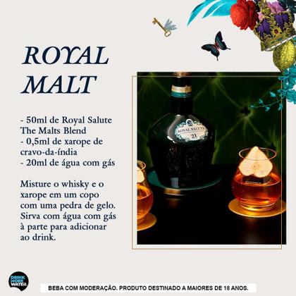 Whisky Royal Salute The Malts Blend 21 anos Escocês 700ml - Whisky