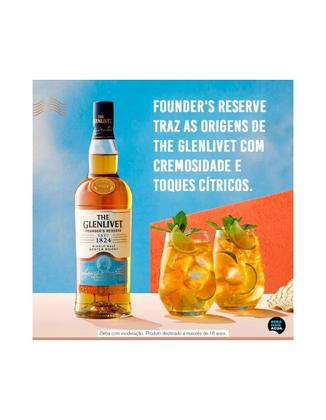 Imagem de Whisky The Glenlivet Founder's Reserve 750ml com Cartucho