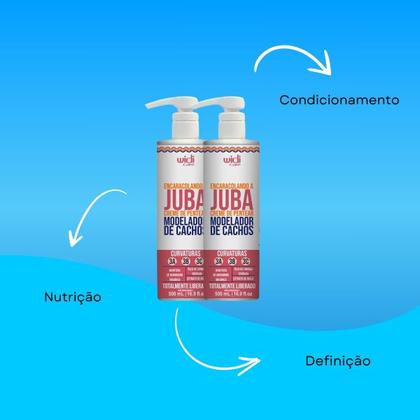 Imagem de Widi Care Encaracolando a Juba Kit 2 Creme de Pentear 500ml