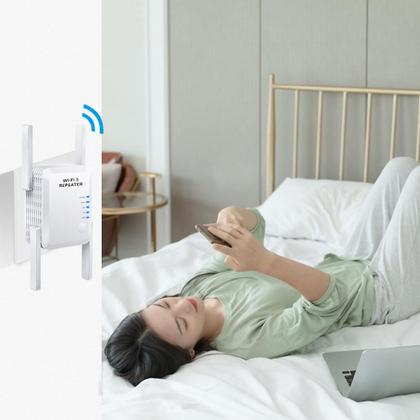 Imagem de Wifi Extender Wifi Range Extender 1200m 2.4g & 5g Reforço de Internet sem fio Repetidor de reforço de sinal sem fio com porta Ethernet Estender Internet Wifi
