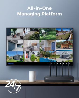 Imagem de WiFi NVR REOLINK RLN12W 16 canais Wi-Fi 6 HDD de 2 TB