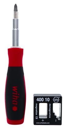 Imagem de Wiha 77891 11inOne Multi-Driver com SoftFinish Handle & 40010 Magnetizador Desmagnetizador