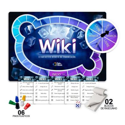 Imagem de Wiki Jogo De Mesa 850 Mimicas O Fantástico Desafio Da Comunicação Tabuleiro Para Crianças +9 Anos