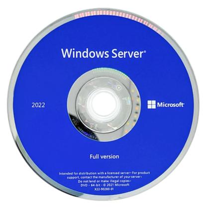 Imagem de Windows Server 2022 Standard 16 Core, 64 Bits, Original DVD Microsoft