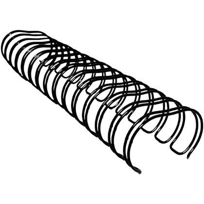 Imagem de Wire-o Arame para Encadernação Yukari Crafts 5/8" Preto com 4 Unidades - 186031