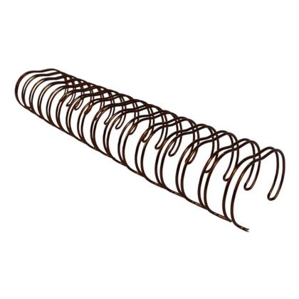 Imagem de Wire-o para Encadernação 2x1 A4 Bronze 7/8 para 180 fls 04un