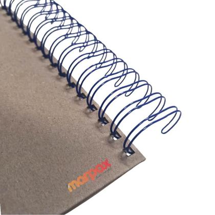 Imagem de Wire-o para Encadernação 2x1 A5 Azul 1 1/8 para 250 fls 04un