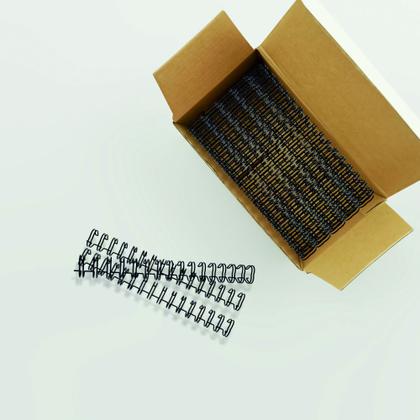 Imagem de Wire-o para Encadernação 2x1 A5 Preto 1 1/4 para 270 fls 04un