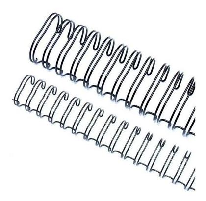 Imagem de Wire-o para Encadernação 3x1 A4 Preto 1/4 para 25 fls 100un