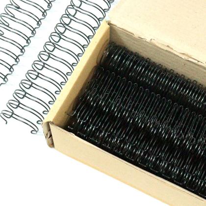 Imagem de Wire-o para encadernação A5 3/4 2x1 para 140fls preto 36un