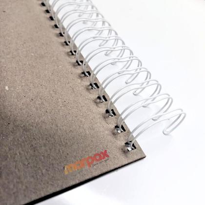 Imagem de Wire-o para Encadernação A5 7/8 2x1 para 180fls Branco 24un