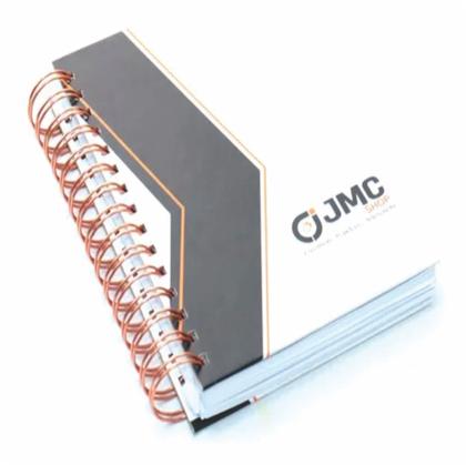 Imagem de Wireo para Encadernação 2x1 A5 Rose Gold 1 18 250 fls 04un
