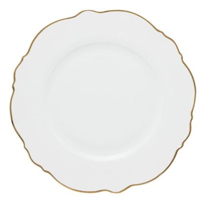 Imagem de WOLFF - Conjunto 6 Pratos Rasos de Porcelana Maldivas Branco 28cm x 2cm- Wolff