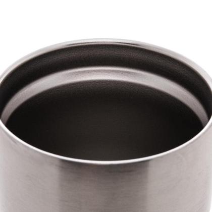 Imagem de WOLFF Copo Térmico de Aço Inox Parede Dupla com Tampa 600ml Prata  Perfeito para Viagens  Mantém a Bebida na Temperatu