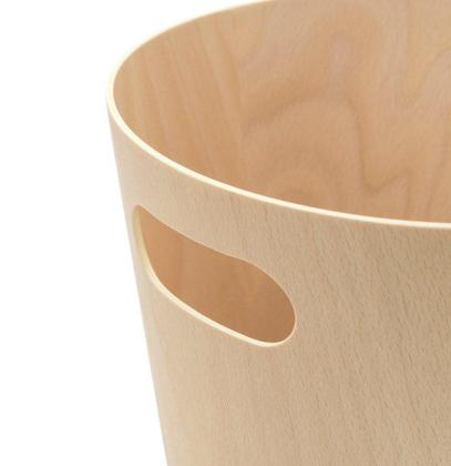 Imagem de Woodrow natural - lixeira de madeira 7,5l umbra