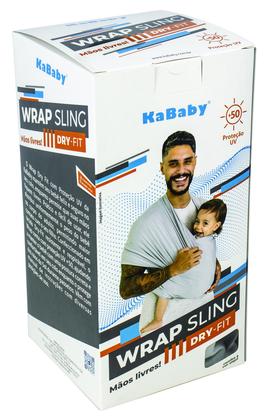 Imagem de Wrap Dry Fit c/ Protecao UV KaBaby Cinza