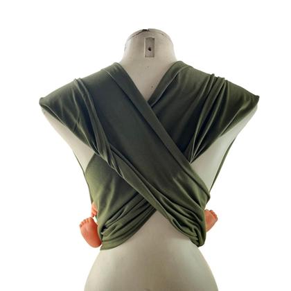 Imagem de Wrap Sling de Vestir para Carregar Bebês - Verde Musgo