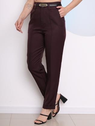 Imagem de WWZ FASHION Calça em Gabardine com Dobra na Barra G8426