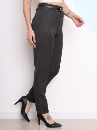 Imagem de WWZ FASHION Calça em Gabardine com Dobra na Barra G8426