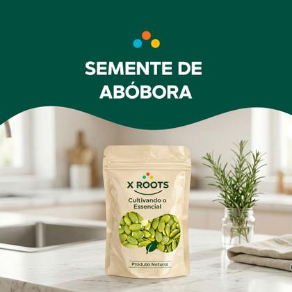 Imagem de X Roots Semente de Abóbora Sem Casca 1kg Crua, Sem Sal, Importada e Rica em Fibras