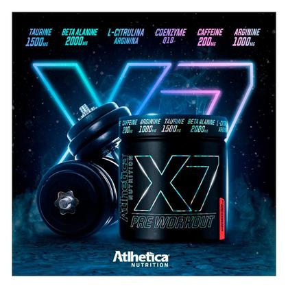 Imagem de X7 Pre Workout Sabor Frutas Vermelhas (Mix Berries) Atlhetica 300g