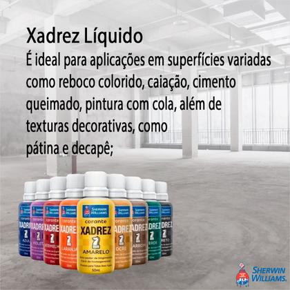 Imagem de Xadrez Corante Liquido 50ml Diversas Cores - Kit 2 Unidades