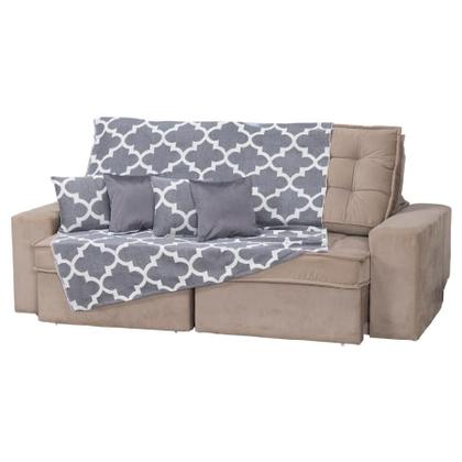 Imagem de Xale de Jacquard Manta de Sofá Poltrona Cama 2,20m x 1,50m