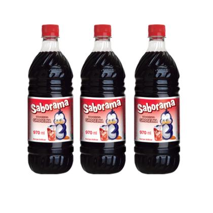 Imagem de Xarope Concentrado Kit 3 Potes Guaraná ou Groselha