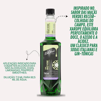 Imagem de Xarope de Maça Verde DaVinci 750ml