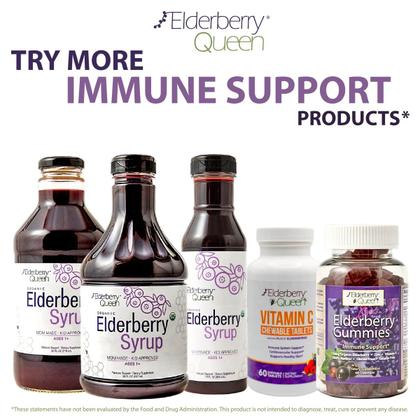 Imagem de Xarope de sabugueiro Elderberry Queen Organic 355ml Immune Support