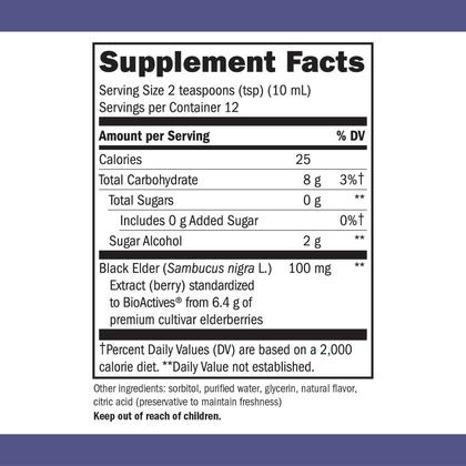 Imagem de Xarope de Sabugueiro Sem Açúcar Nature's Way Sambucus - 120ml