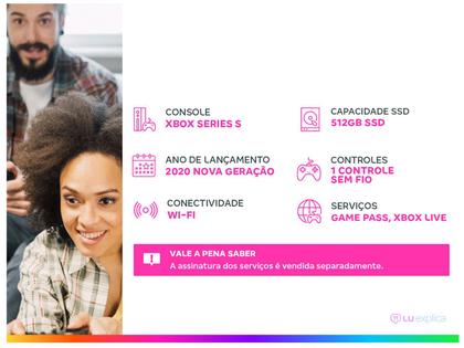 Imagem de Xbox Series S Nova Geração 512GB SSD