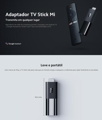 Imagem de Xiaomi Mi Stick TV Full HD plus hdmi 8GB android TV Streaming