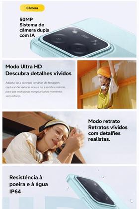 Imagem de Xiaomi POCO C85 256GB 8GB NFC 50mp tela 6,9 120Hz Celular Ultra Fluidez 6000mAh Top 1º Custo benefício