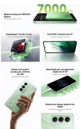 Imagem de Xiaomi Redmi 15 Lançamento 2026 Tela 144Hz 50MP camera IA integrada 7000mAh Smartphone Top 1º Celular Custo benefício