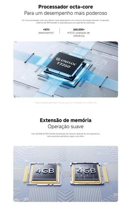 Imagem de Xiaomi Redmi A5 Câmera 120Hz 32MP dupla Smartphone Lançamento 2025 128GB 8GB RAMBOOST com 5200mAh Celular Design Premium Top 1º Custo benefício