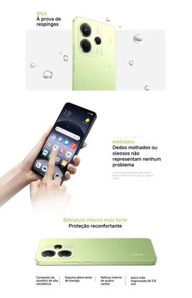 Imagem de Xiaomi Redmi Note 14 256GB 8GB Câmera 108MP 20MP Tela 6.67 AMOLED 120Hz FHD plus Design Premium Dual SIM Chip IP54 Dolby