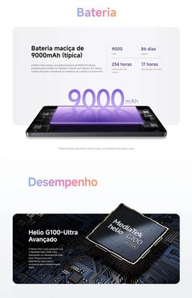 Imagem de Xiaomi Redmi Pad 2 4GB RAM 128GB Tela 11 Polegadas Preto