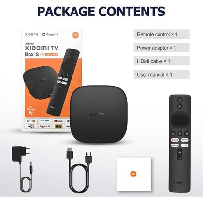 Imagem de Xiaomi TV Box S 3ª Geração 4K Ultra HD 32GB WiFi 6 Bluetooth 5.2
