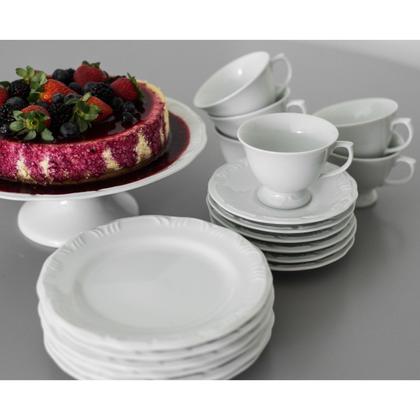 Imagem de Xicara Chá Com Pires 200ml Porcelana Schmidt - Mod. Pomerode 114
