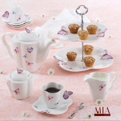 Imagem de Xícara de Café Borboleta porcelana 100ML