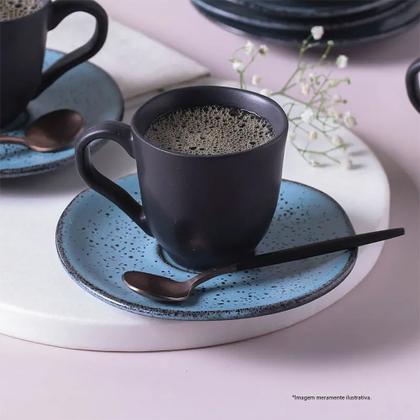 Imagem de Xícara de Café com Pires Orgânico Petroleum 120ml 1 pç 351481301 - Porto Brasil